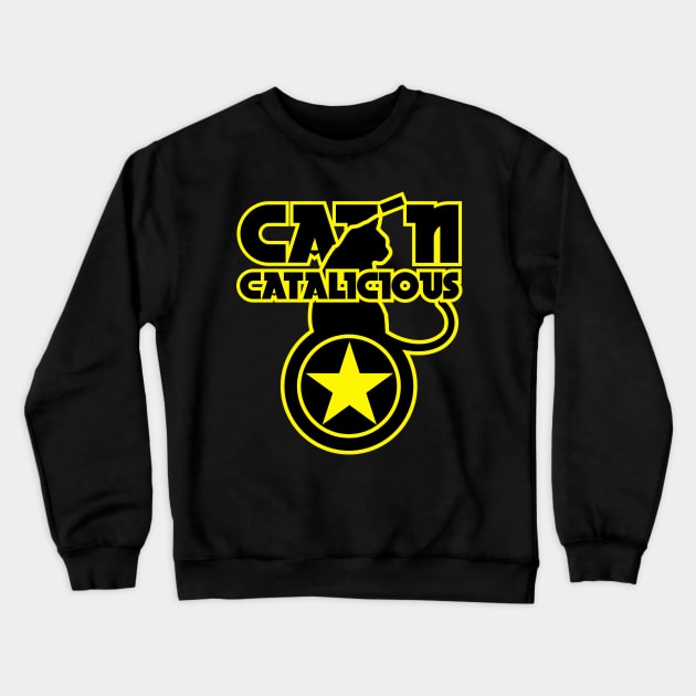 Catn Catalicious Captain Cat Birthday Gift 1 Crewneck Sweatshirt by KAOZ